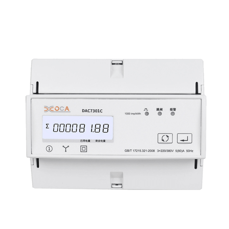 Dac7301C Trilho DIN AC Trifásico Modbus Medidor de Energia Elétrica