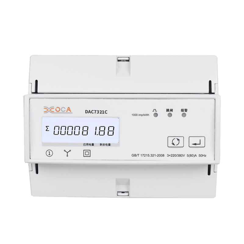 Medidor de eletricidade inteligente Modbus de controle remoto trifásico Dac7321c