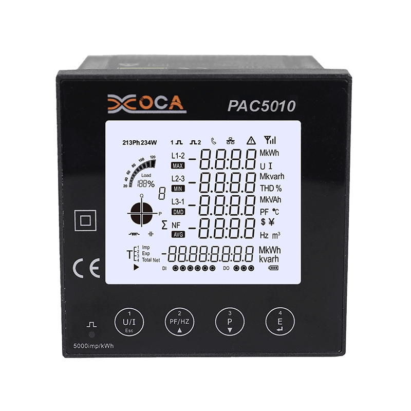 PAC5010 Big LCD WiFi medidor de energia inteligente medidor de energia elétrica analisador elétrico